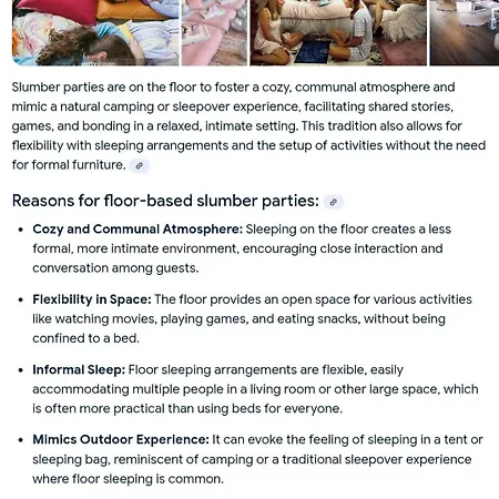 Disney's Slumber Party Проживание в семье *